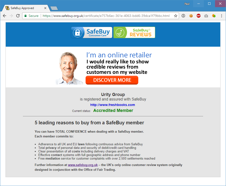 SafeBuy: Can you trust a trustmark?