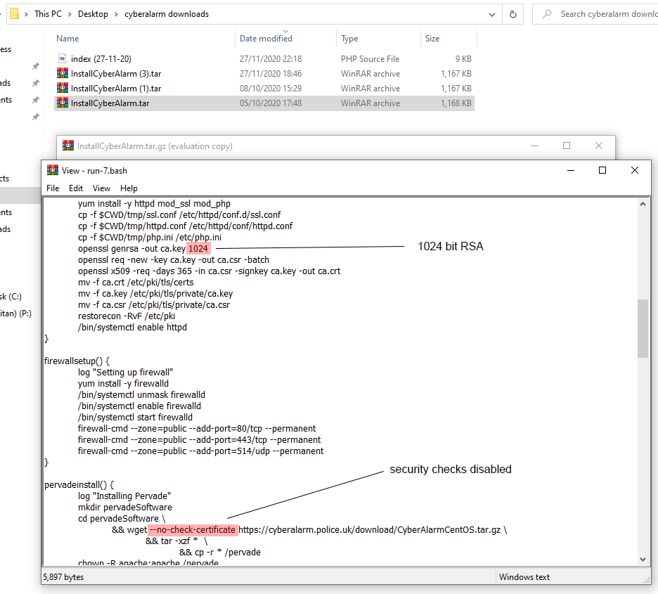 CyberAlarm: Testing the "production version"... and why you should avoid it.